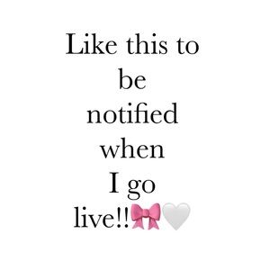 Like to be notified when I go Live !